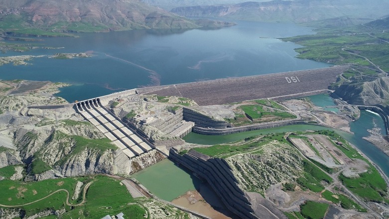 The Ilısu Dam on the Tigris, Mardin province, southeastern Turkey, Dec. 24, 2020. (Photo: AA)